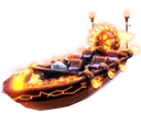 Volcanic Speedboat