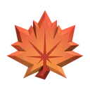 Autumn Leaf Gemstone
