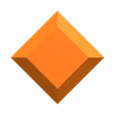 Bright Orange Gemstone
