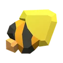 Golden Firework Gemstone