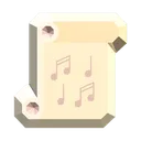 Melody Scroll Gemstone
