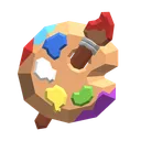 Paint Palette Gemstone
