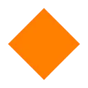 Pumpkin Star Gemstone