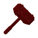 Red Knitted Hammer