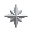 Silver Star Gemstone