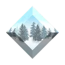 Snowy Forest Gemstone