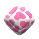 Strawberry Moo Plushie Gemstone