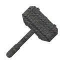 White Knitted Hammer