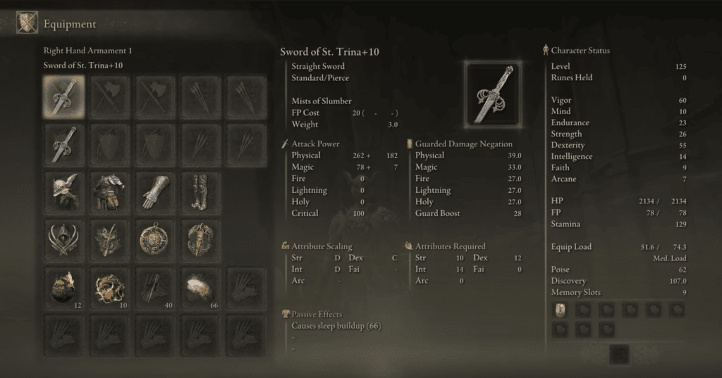 Best Straight Swords in Elden Ring