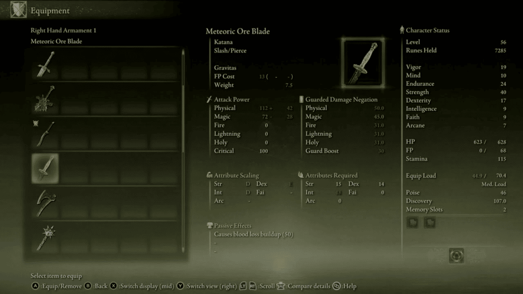 Elden Ring Best Katanas