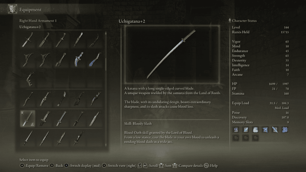 Elden Ring Best Katanas