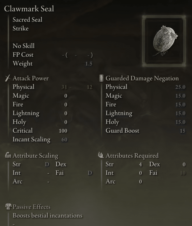 Elden Ring: Best Sacred Seals