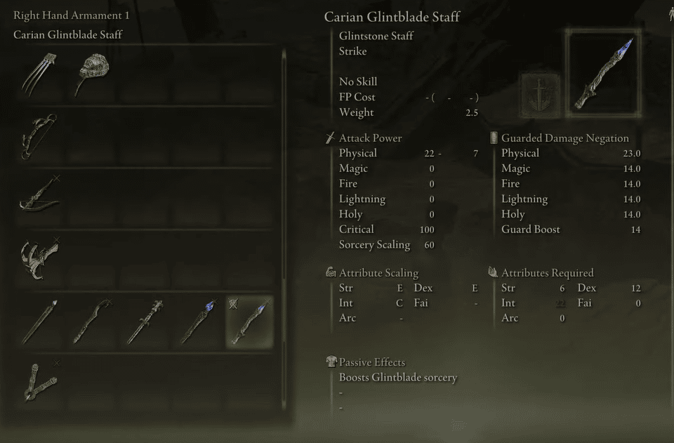 Elden Ring: Carian Glintblade Vs Meteorite Staff & Which Is Better