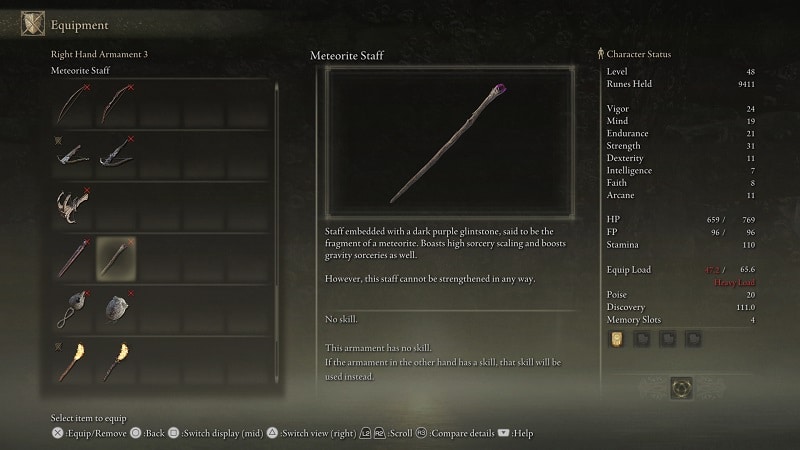 Elden Ring: Carian Glintblade Vs Meteorite Staff & Which Is Better