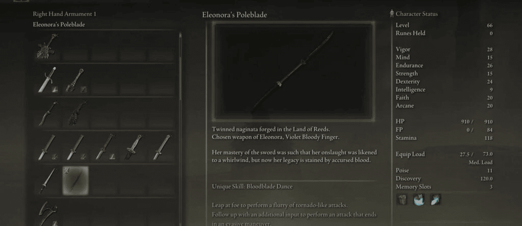 Elden Ring Eleonora's Poleblade: How To Get & Use
