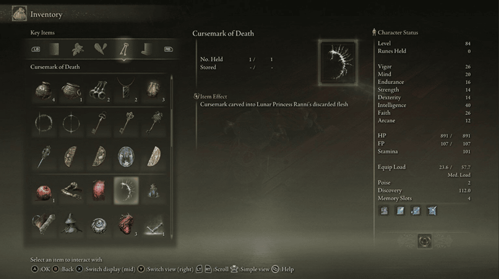 What to Do with the Cursemark of Death in Elden Ring