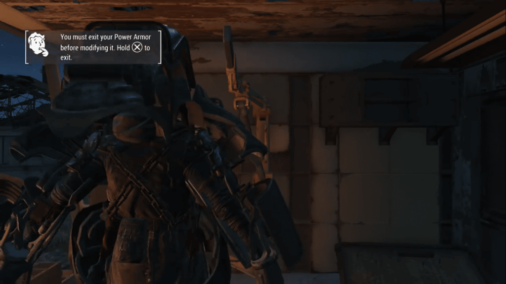 How To Exit Power Armor In Fallout 4?