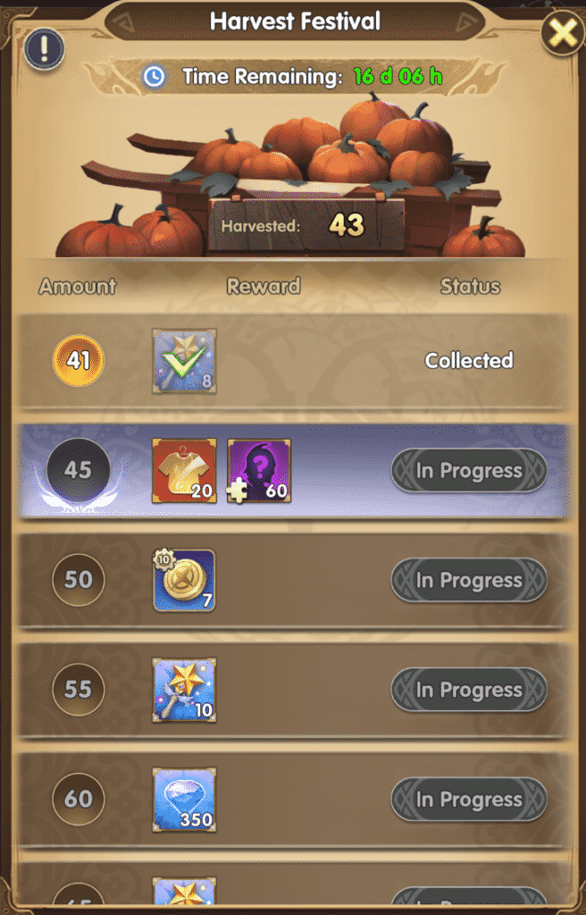 Mythic Heroes Halloween Carnival Event Guide