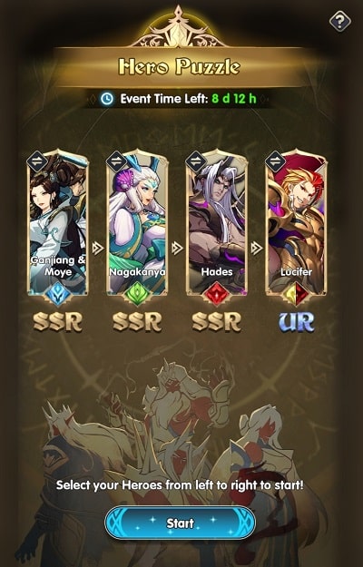 Mythic Heroes Hero Puzzle Event Guide