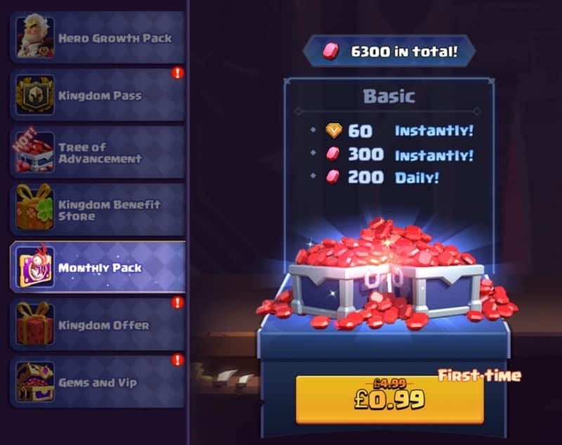 Valor Legends: Eternity Spending Guide