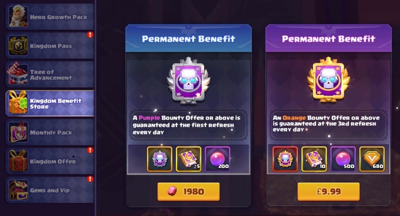 Valor Legends: Eternity Spending Guide