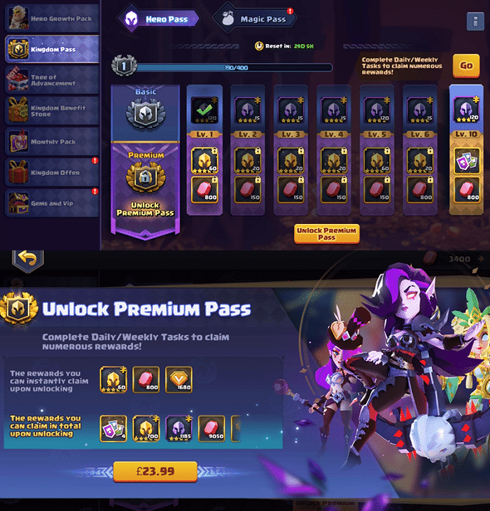Valor Legends: Eternity Spending Guide