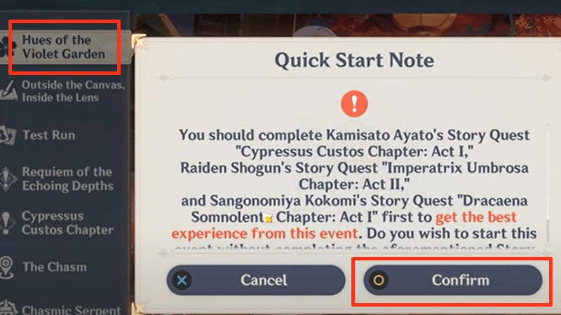 Ayato Story Quest Guide - The Firmiana Leaf Falls - Genshin Impact