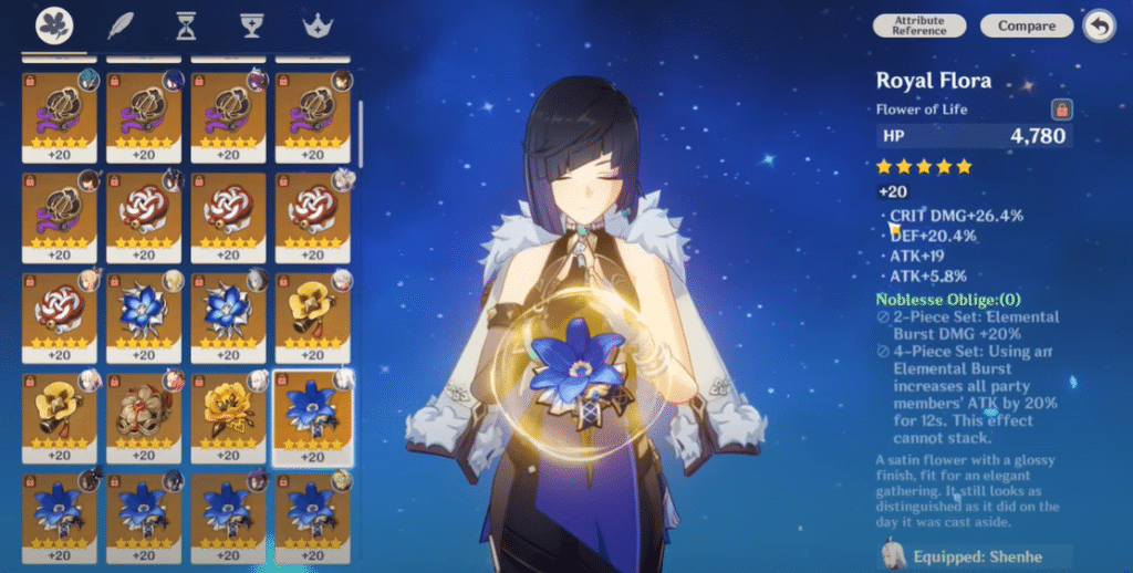 Genshin Impact: Best DPS Yelan Build
