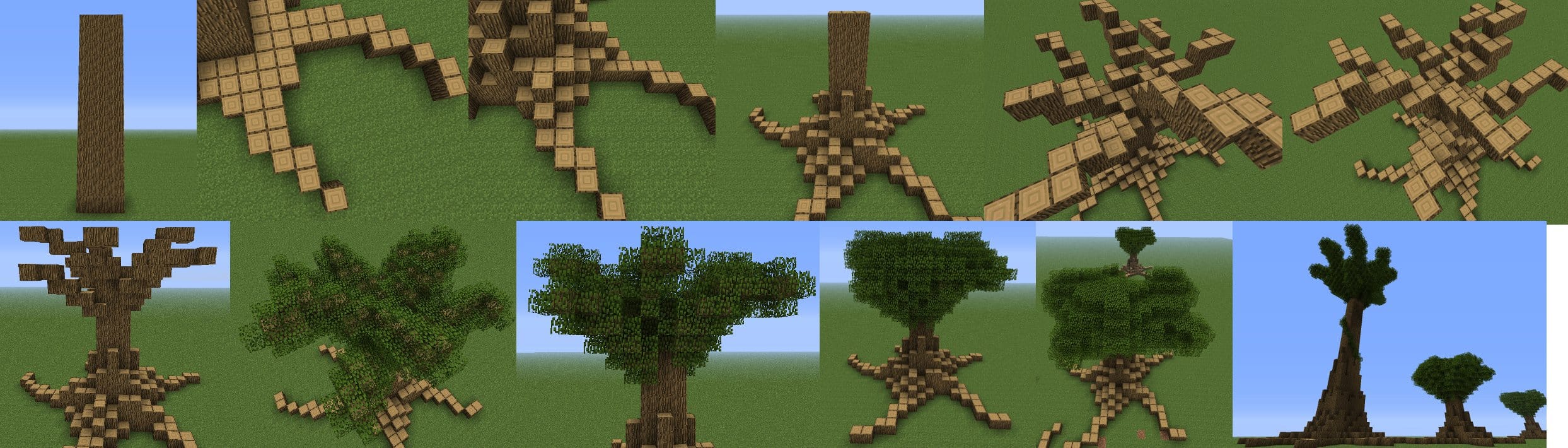 How to Build Big Trees in Minecraft - Game Guide