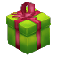 Small Green Christmas Packet
