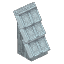 Calcite Brick Roof - Steep