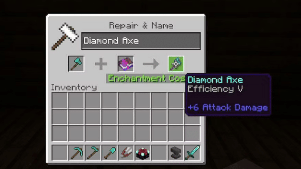 Best Axe Enchantments In Minecraft