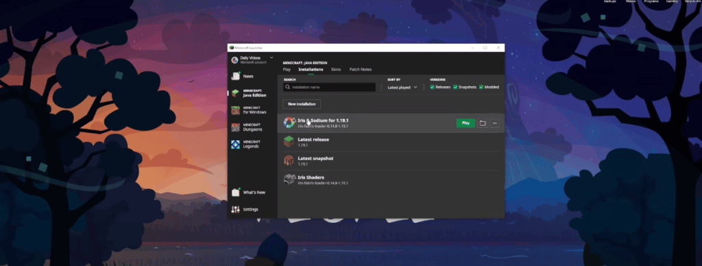 How To Install Iris Shaders In Minecraft 1.19