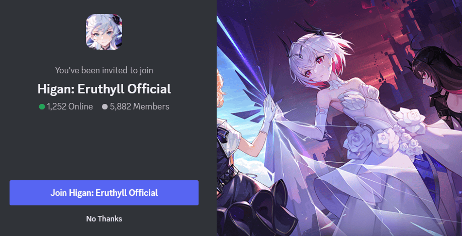 Higan Eruthyll Discord Link (Official)