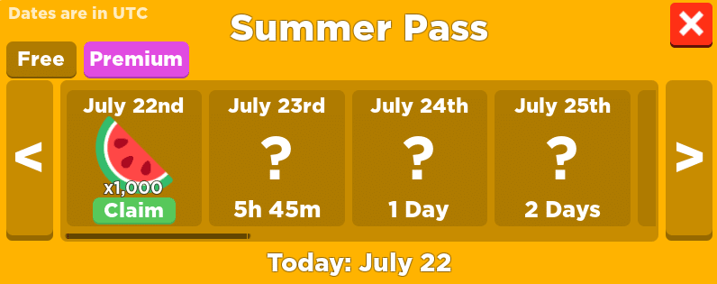 Clicker Simulator Summer Event