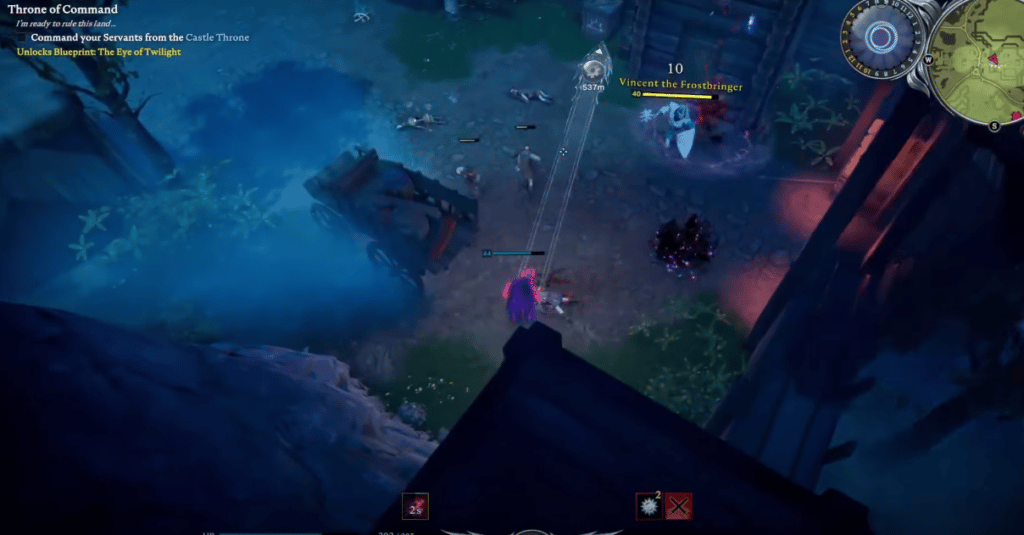 Vincent The Frostbringer Location in V Rising