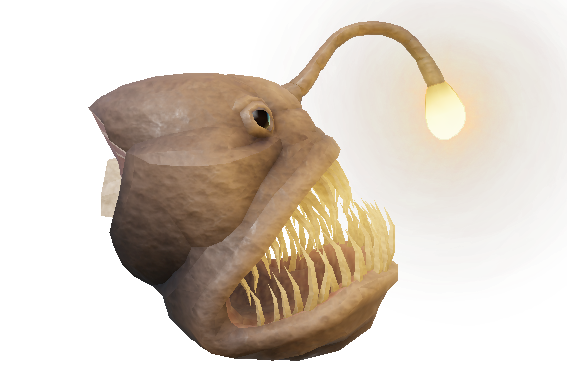 King Anglerfish Head