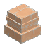 Rock Peach Cobble Pillar Base