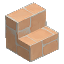 Rock Peach Cobble Stairs