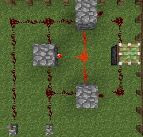 Minecraft Logic Gates: XOR gates