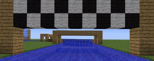 How to Build a Mario Cart Boat Racing Mini-Game in Minecraft