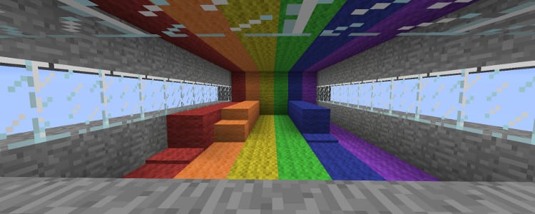 How to Make a Rainbow Runner Mini-Game in Minecraft