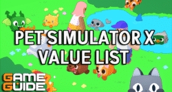 Pet Simulator X Value List