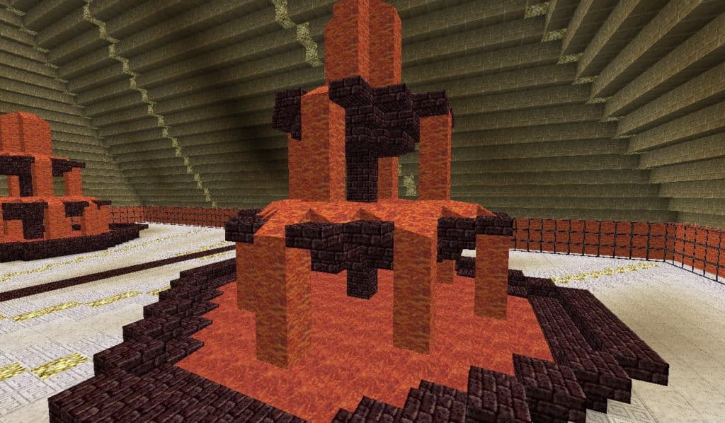 How to Make a Lava Fountain in Minecraft