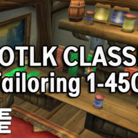 WoTLK Classic Tailoring Leveling Guide 1-450