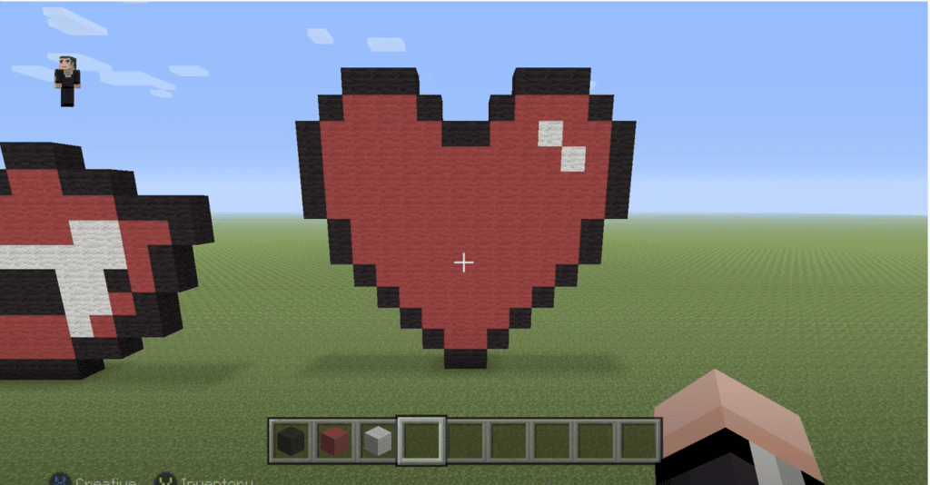 How To Make A Heart In Minecraft
