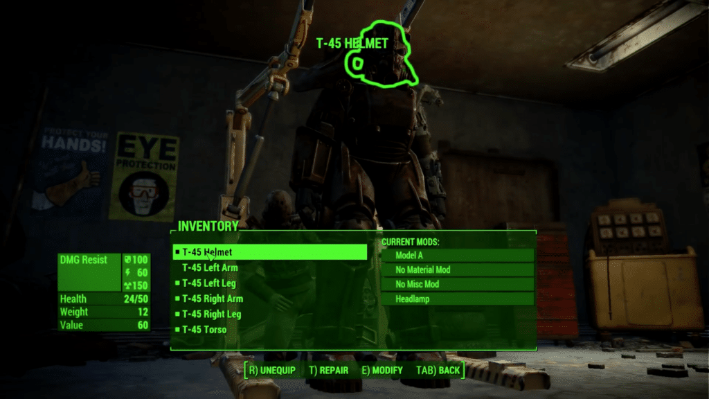 How To Repair Power Armor in Fallout 4?