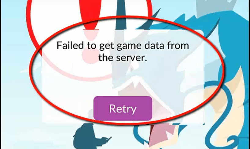 Sluiting dozijn Vervloekt Pokemon Go: Failed to get game data from the server (Fix)