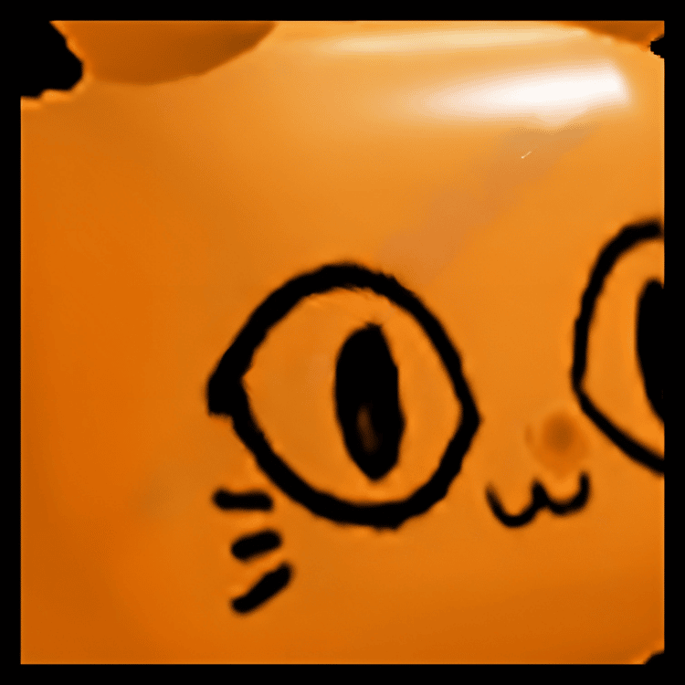 Huge Orange Balloon Cat Value