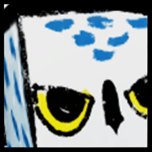 Huge Doodle Snow Owl Value